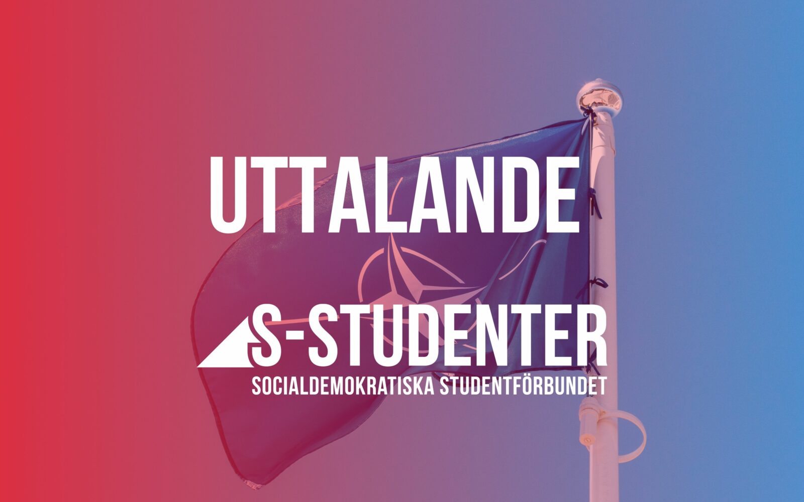 Socialdemokratiska studentförbundets säger nej till North Atlantic Treaty Organization (NATO)